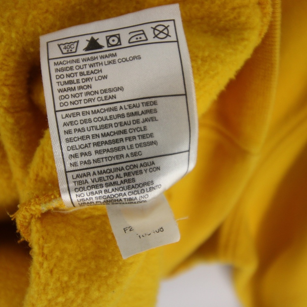 Vintage Nike Hoodie Mens XL Yellow Oregon Patches There Is No Finish Line - Picture 11 of 12